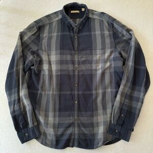 Burberry Checkered Button Down Shirt